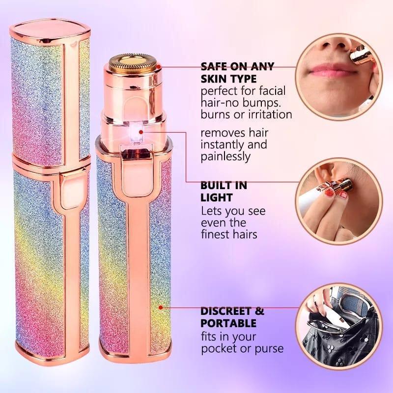 Rechargeable Women's Eyebrow Trimmer Glitter
Pink