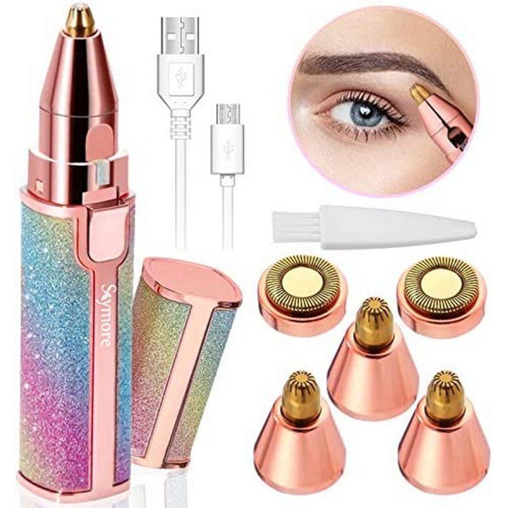 Rechargeable Women's Eyebrow Trimmer Glitter
Pink